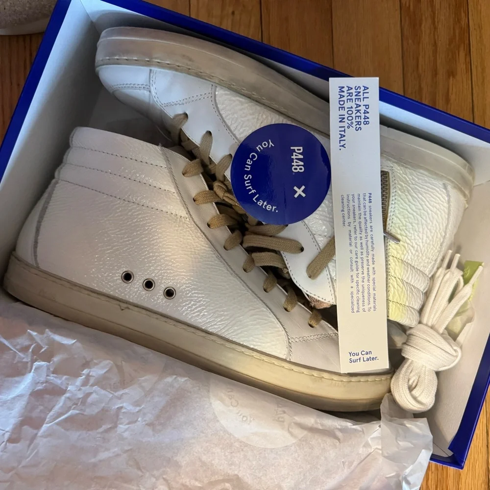 P448 Medusa SKATE RECYCLED WHITE - Picture 3 of 12